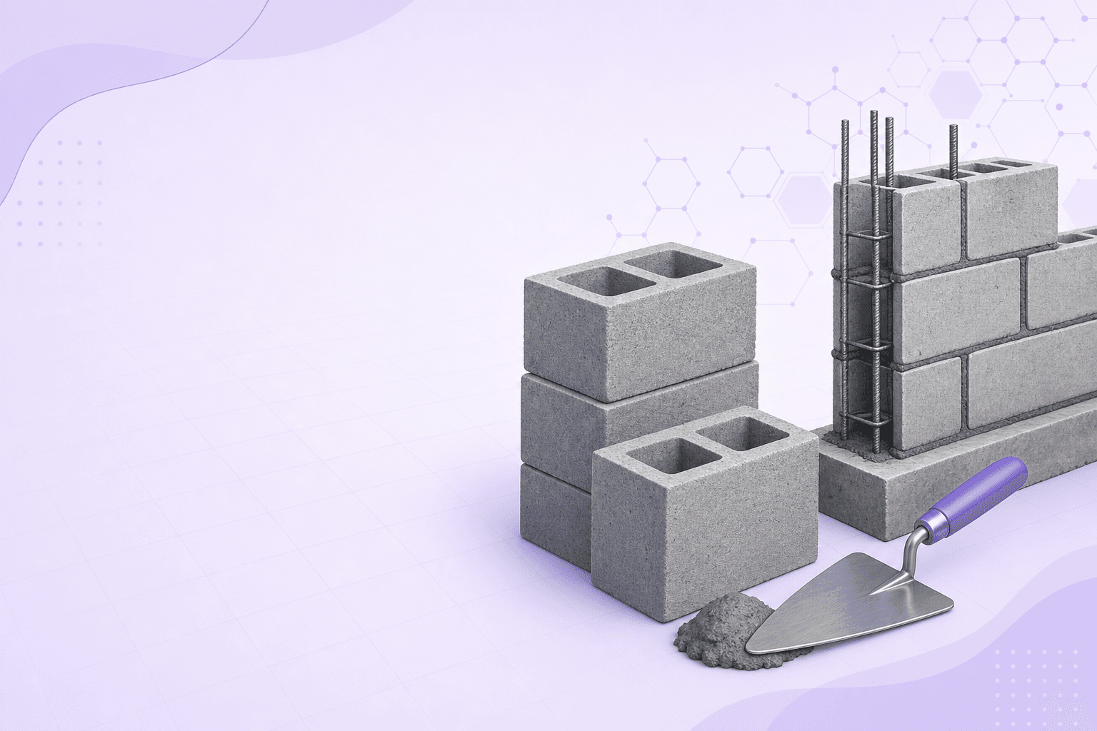CMU block calculator illustration