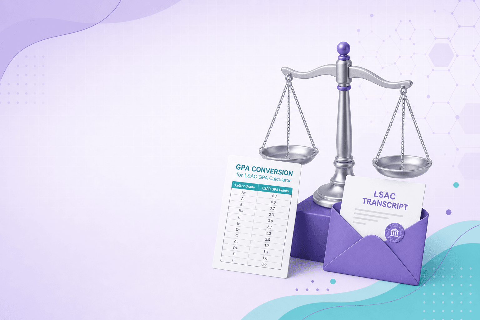 LSAC GPA calculator illustration
