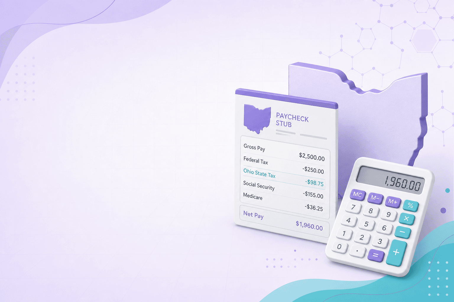Ohio Paycheck Calculator illustration