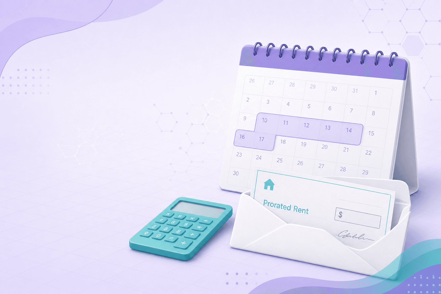 Prorated Rent Calculator illustration