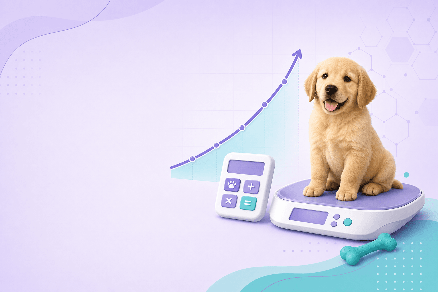 Puppy Weight Calculator illustration