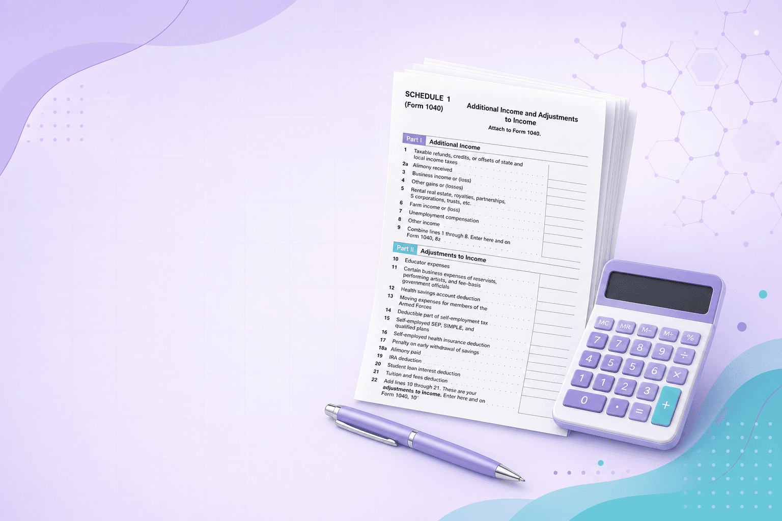 Schedule 1 Calculator illustration