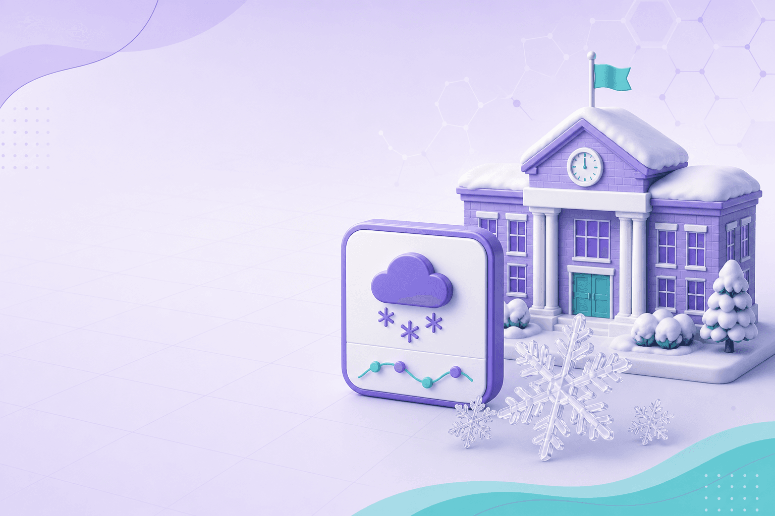 Snow Day Calculator illustration