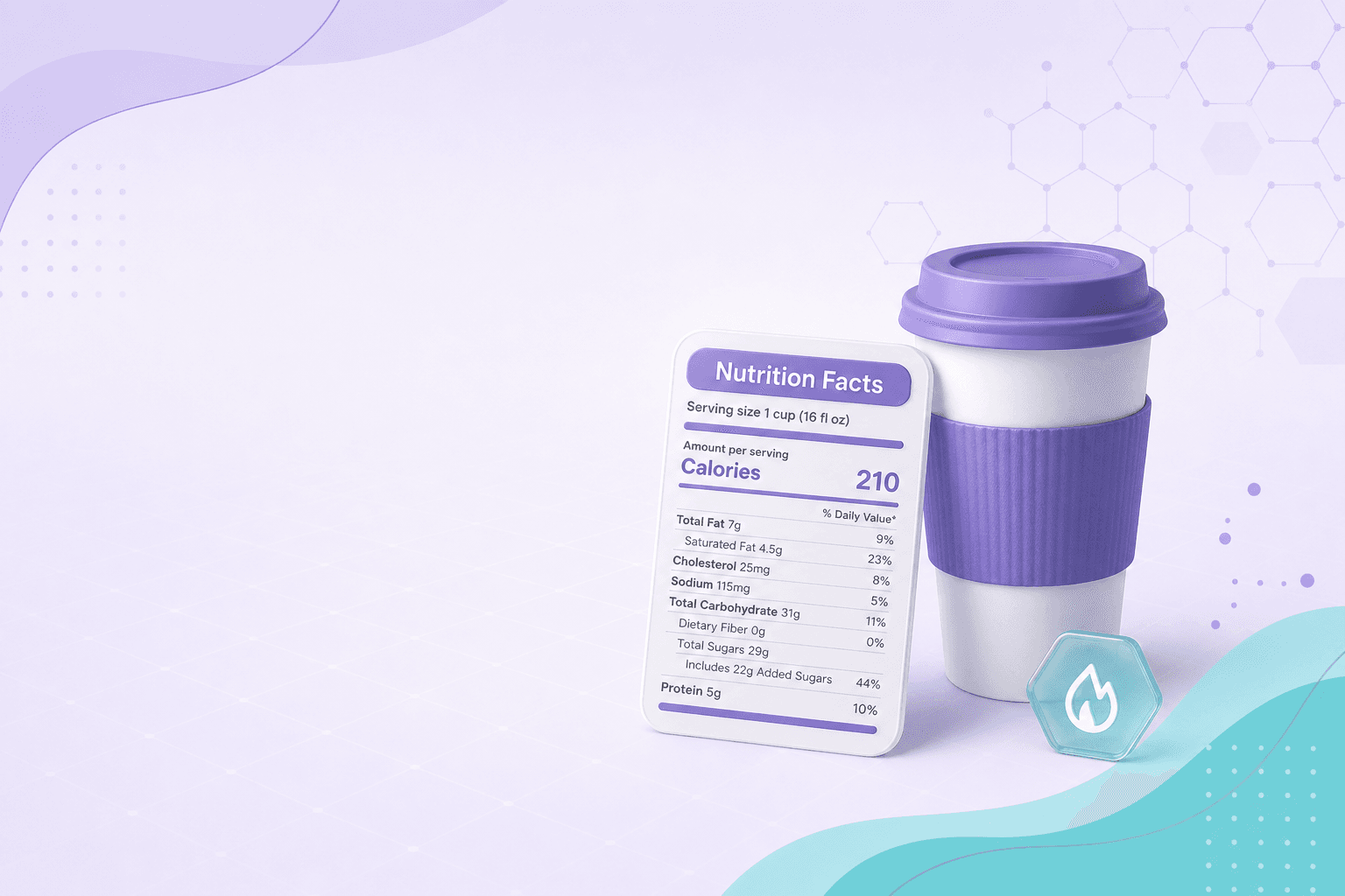 Starbucks Calorie Calculator illustration