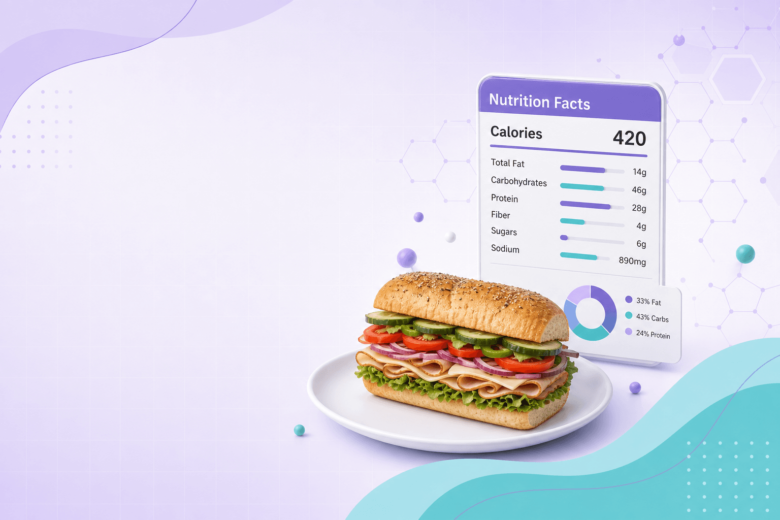 Subway Calorie Calculator illustration